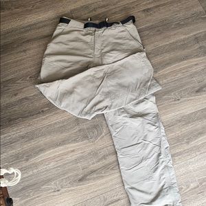 Zip off hiking pants